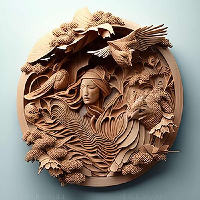 3D model japanese art (STL)